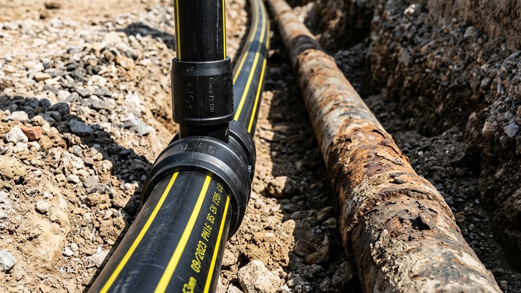 Rury do instalacji gazowych – stal czy tworzywo PE?